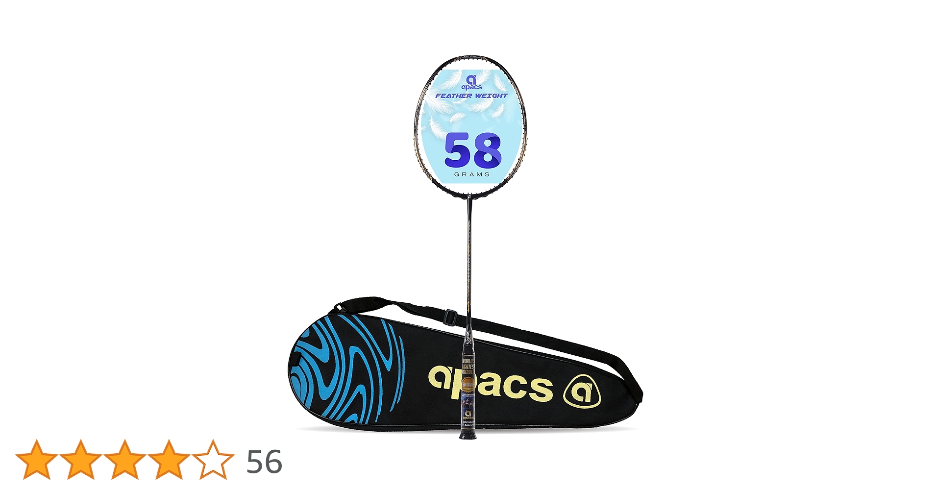 Apacs Feather Weight 55 (58 Grams, World's lightest) Made in